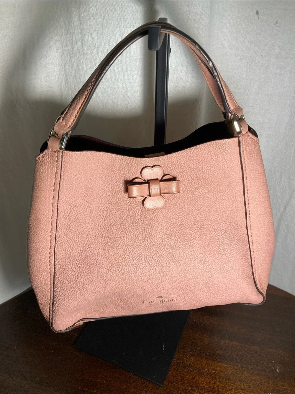 kate spade Kate Spade Talia small triple compartment satchel in a pink shade - Picture 1 of 10